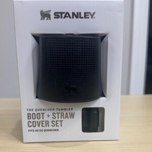 Stanley Black Tumbler Boot and Straw Cover